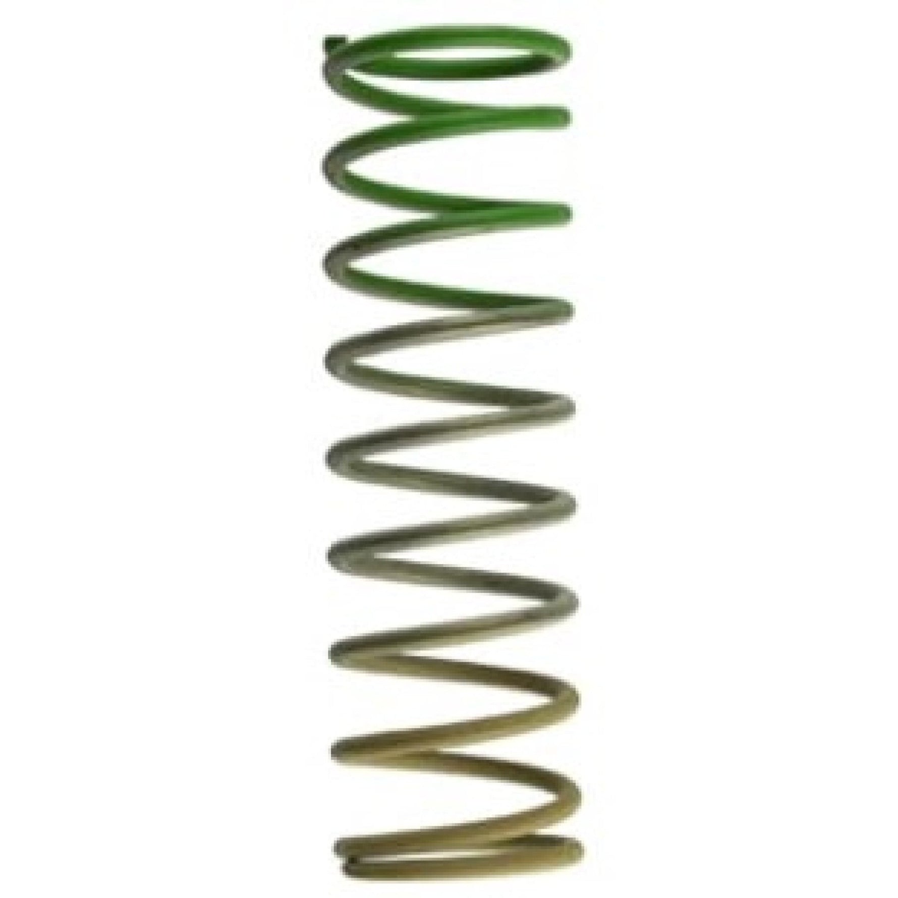 Turbosmart outer wastegate spring with brown and green color-coded identification stripes for 38mm, 40mm, and 45mm HP gates.