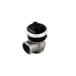 Black Turbosmart GenV Hyper-Gate 45 external wastegate with 45mm V-band flanges and 5psi spring