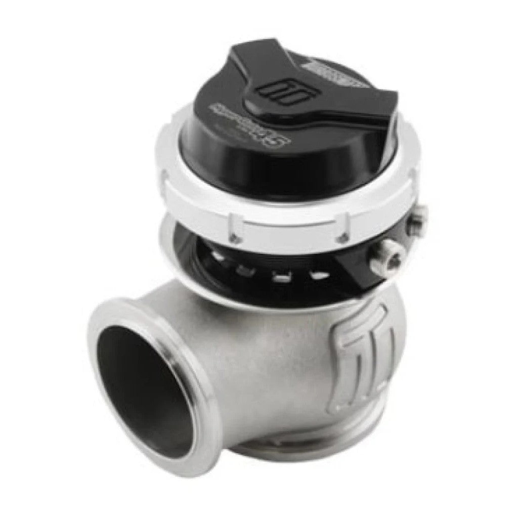 Black Turbosmart GenV HyperGate45 Lite 45mm external wastegate with 7psi spring and modular actuator