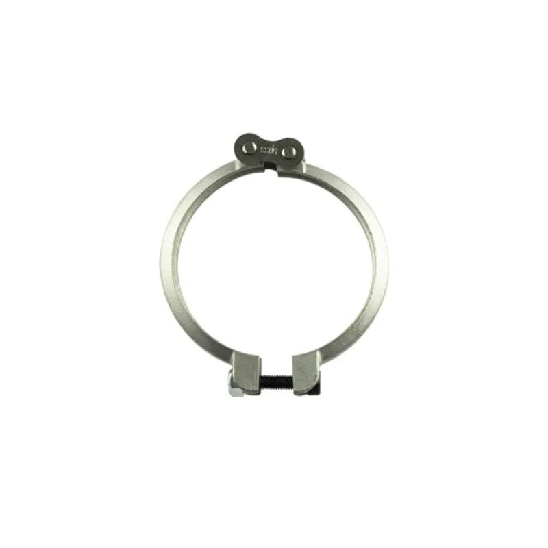 Turbosmart cast metal inlet V-band clamp with fine-thread hardware for WG60 external wastegates.