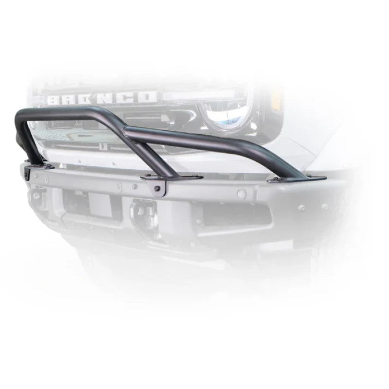 Turn Offroad EA3-M1 Baja Bull Bar mounted on a Ford Bronco OEM modular front bumper