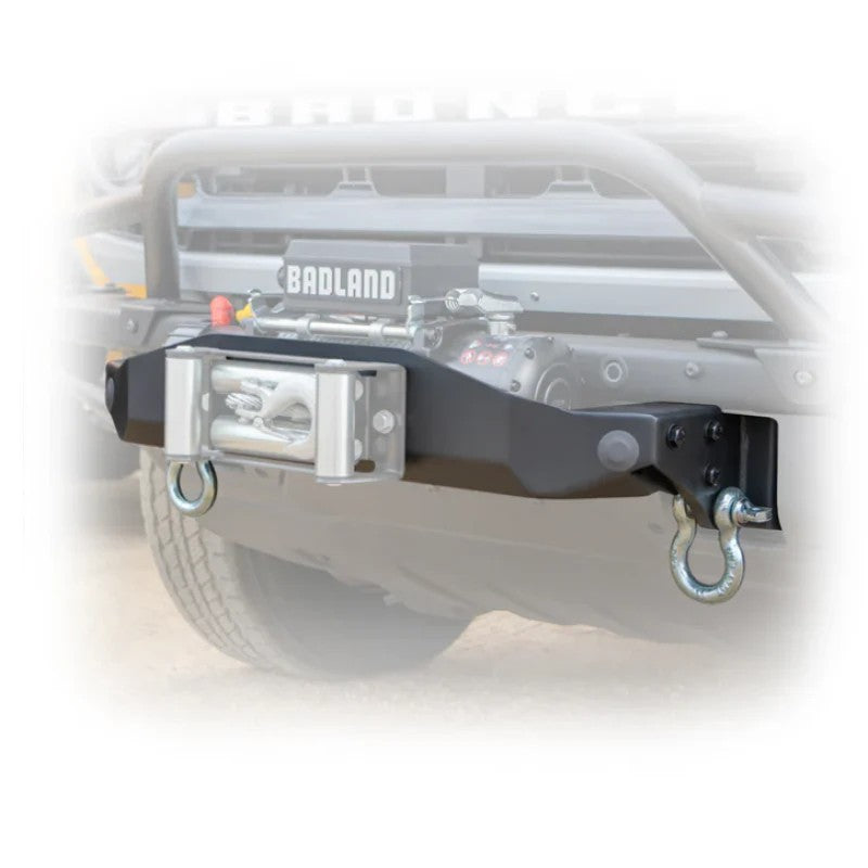 Turn Offroad EAW-M1 heavy-duty steel winch mounting plate for 2021-2024 Ford Bronco factory modular bumper.