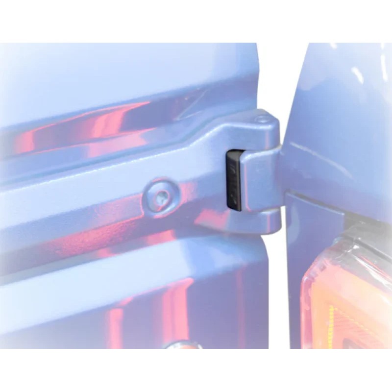 Black rubber tailgate limiter stop for 2021 and newer Ford Bronco models