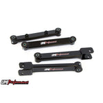 UMI Performance black powder coated rear trailing arms and toe rod suspension kit with polyurethane bushings
