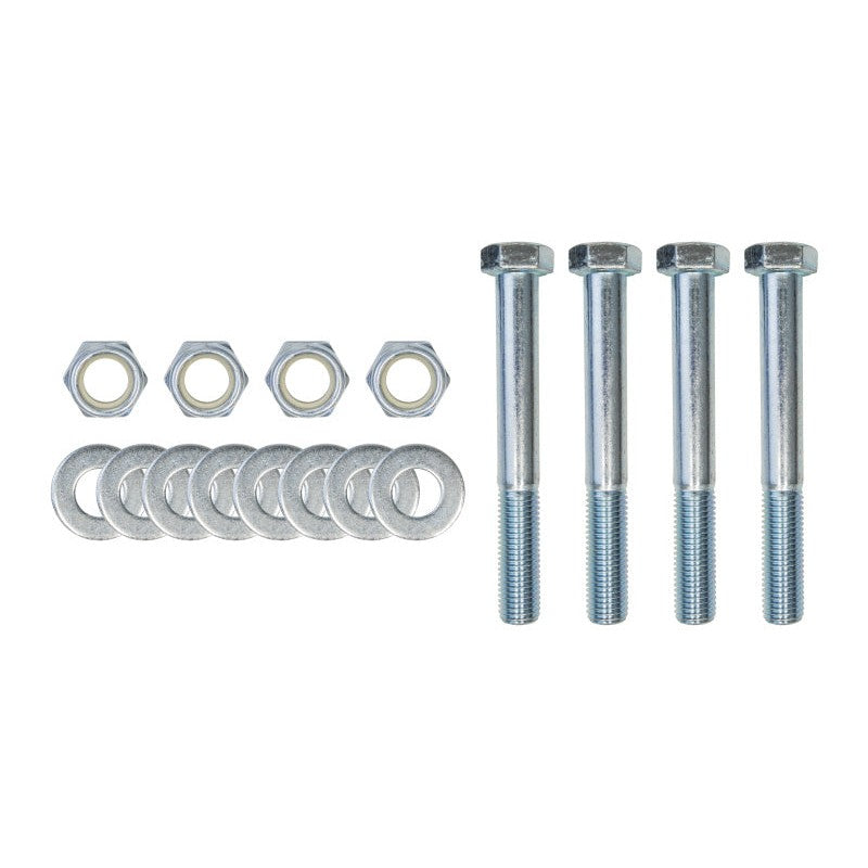 UMI Performance 6562BK high-grade shackle hardware kit with bolts, nuts, and washers for 2015-2024 Ford F-150.