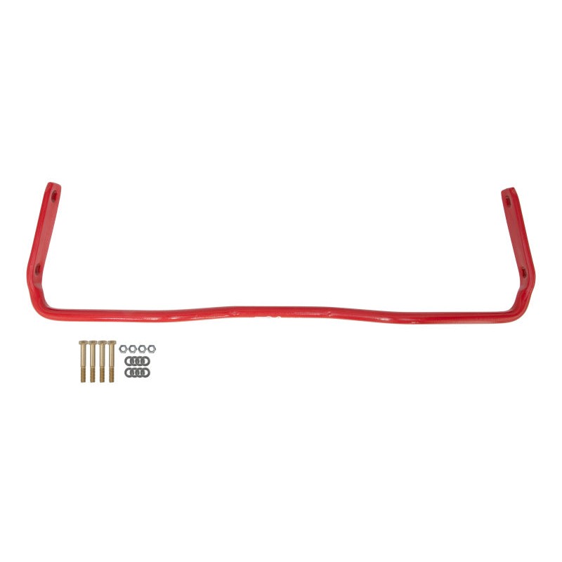 UMI Performance red 1 inch solid 4140 chrome moly rear sway bar for 1964-1972 GM A-Body
