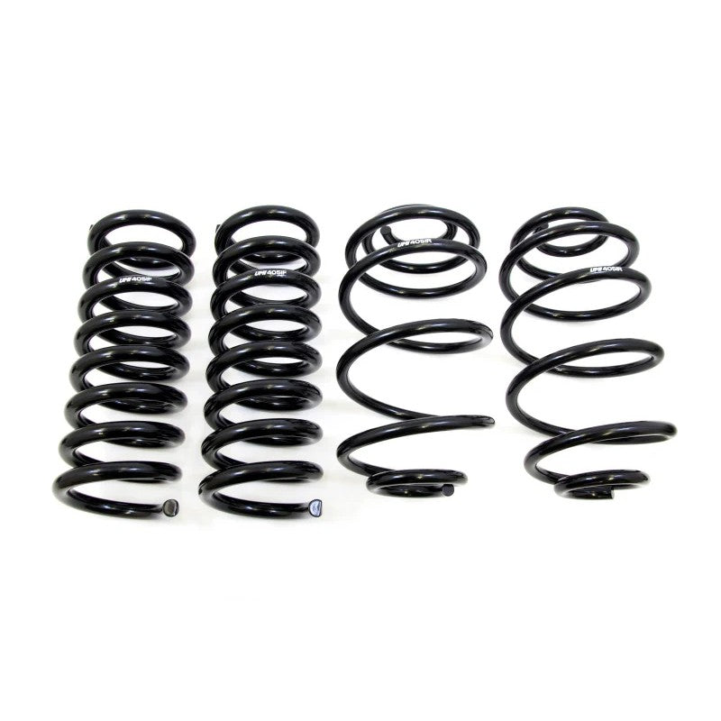 UMI Performance black powder coated front and rear linear lowering springs for 1964-1972 GM A-Body