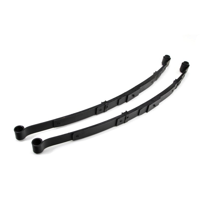 UMI Performance 2620 black steel multi-leaf lowering springs for 1967-1981 GM F-Body and X-Body vehicles.