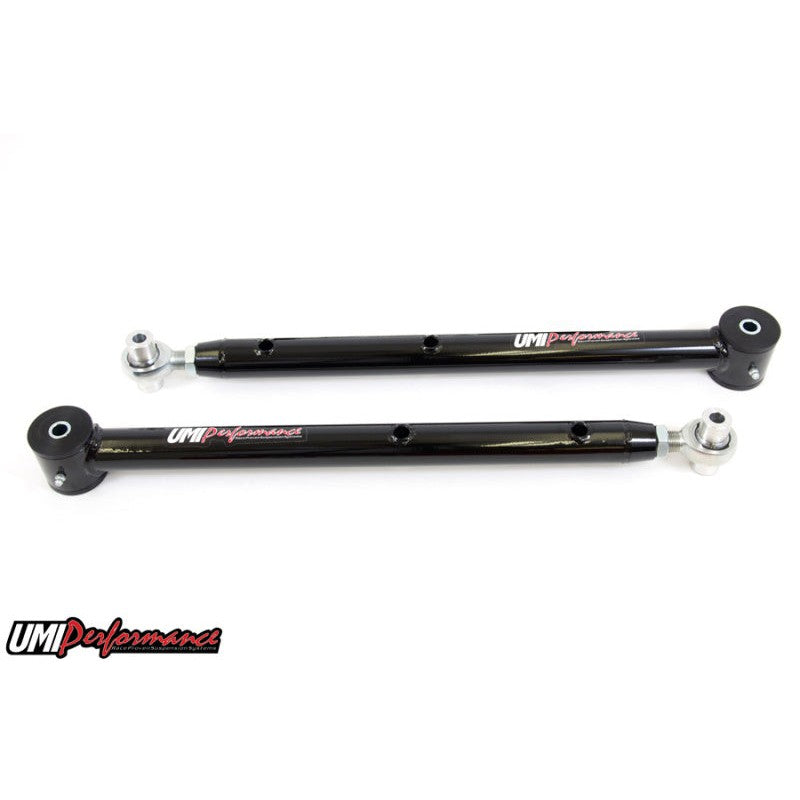 UMI Performance tubular black adjustable rear upper and lower control arm kit for 1978-1988 GM G-Body