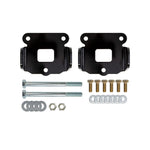 UMI Performance 90058 gloss black laser-cut steel engine side mounts with Grade 8 hardware for 1978-1988 GM G-Body SBC
