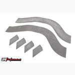 UMI Performance 3061 laser-cut 1/8-inch steel weld-in rear frame notching plates and end enclosures for GM G-Body.