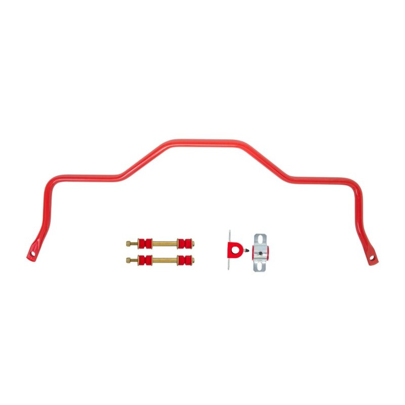 UMI Performance red 22mm tubular rear sway bar kit with greaseable bushings and end links for 1982-2002 GM F-Body