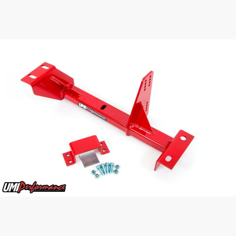 UMI Performance 2207-R manual transmission torque arm relocation crossmember for 1998-2002 GM F-Body vehicles.