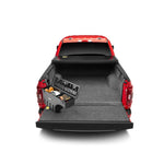 Black smooth UnderCover SwingCase driver side truck bed storage box for 2015-2026 Ford F-150