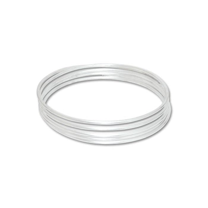 25-foot spool of Vibrant Performance 1/2 inch OD raw aluminum hardline tubing.