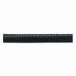 Black 1/4-inch diameter flexible split braided sleeving with 25 percent edge overlap for wire and hose protection
