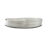 Coiled 25-foot spool of 1/4 inch OD raw alloy aluminum hardline tubing by Vibrant Performance.