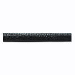 Black 1.5 inch O.D. flexible self-wrapping split braided sleeving for automotive wire and hose protection.