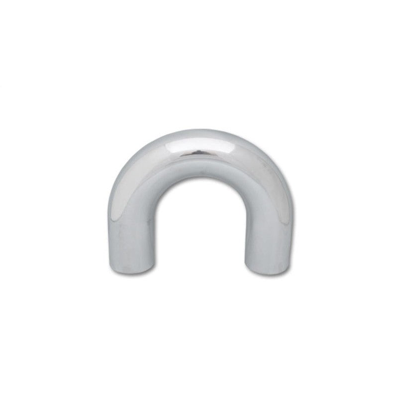Vibrant Performance 2863 mirror-polished 1.5-inch O.D. 180-degree aluminum U-bend tubing for custom fabrication.
