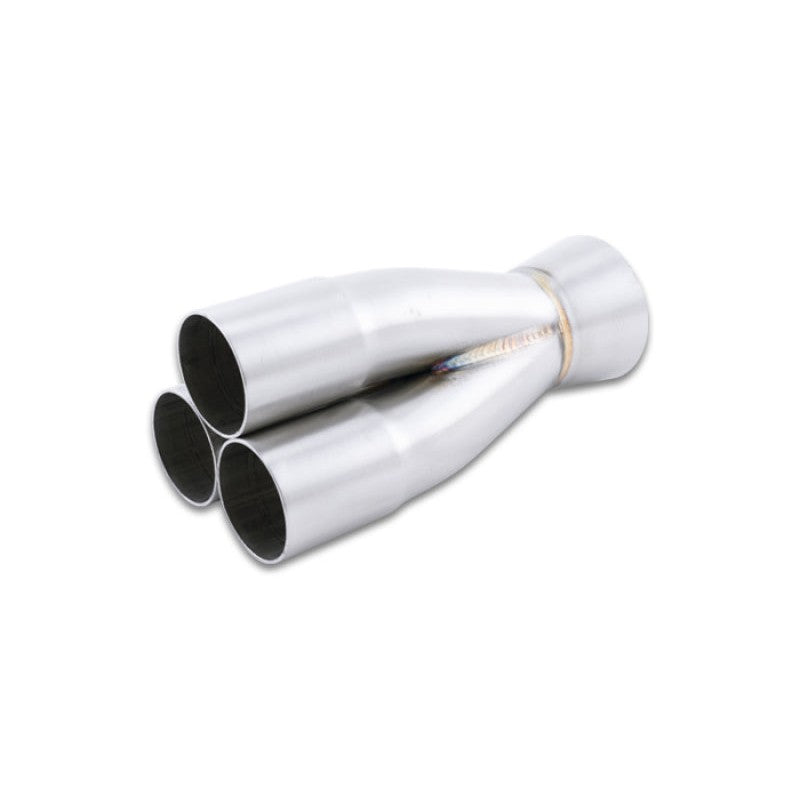 Vibrant Performance 10332 3-into-1 stainless steel merge collector with 1.625 inch slipover inlets and 2.5 inch outlet
