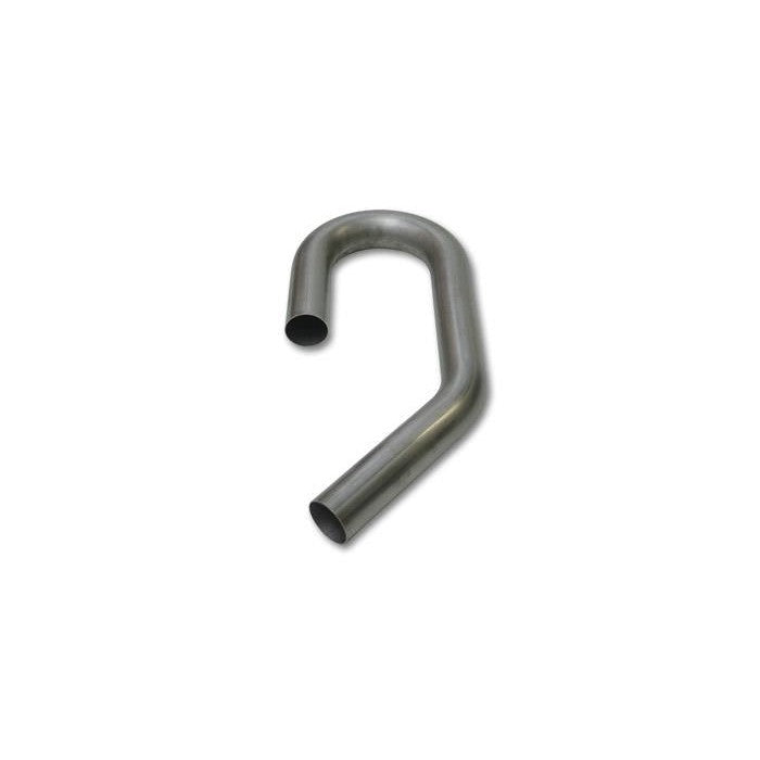 1.75 inch T304 stainless steel U-J mandrel bent tube with 180 and 45 degree bends for custom exhaust fabrication.