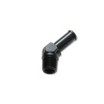 Vibrant Performance 11220 black anodized 6061 aluminum straight fitting, 1/8 inch NPT male to 1/4 inch hose barb