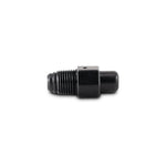 Black zinc plated 304 stainless steel 1/8 inch NPT pressure relief valve for automotive fluid systems.
