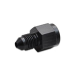 Vibrant Performance 11308 black anodized 6061 aluminum 1/8" NPT female to -3AN male flare adapter fitting.