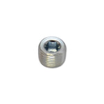 Zinc plated mild steel 1/8 inch NPT male plug for EGT sensor weld bungs