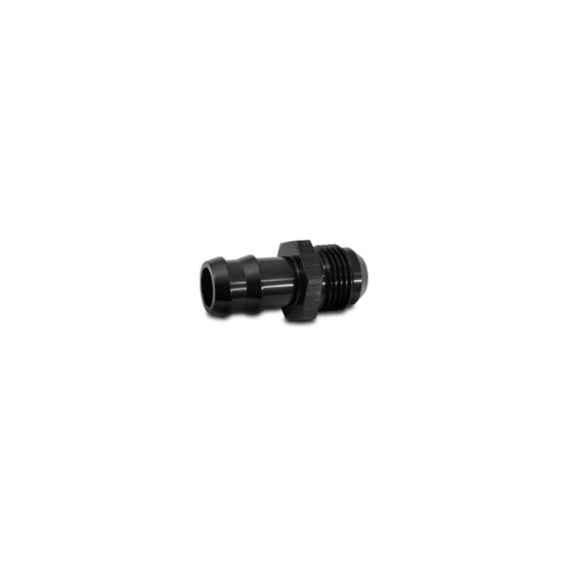 Vibrant Performance black anodized 6061 aluminum -10 AN male to 1/2 inch hose barb straight adapter fitting