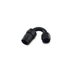 Vibrant Performance 21510 black hard anodized 6061 aluminum -10AN 150 degree swivel-style elbow hose end fitting