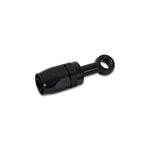 Vibrant 24104 black anodized aluminum -10AN banjo hose end fitting for M14 and 9/16 inch banjo bolts.