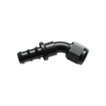 Vibrant Performance 22410 aluminum -10AN 45-degree push-on hose end fitting.