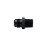 Vibrant Performance 10294 aluminum straight adapter fitting with -10AN male flare and 1/2 inch NPT male threads