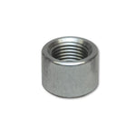 Aluminum -12 AN female weld bung with 1-1/16 inch -12 internal threads for custom fluid plumbing