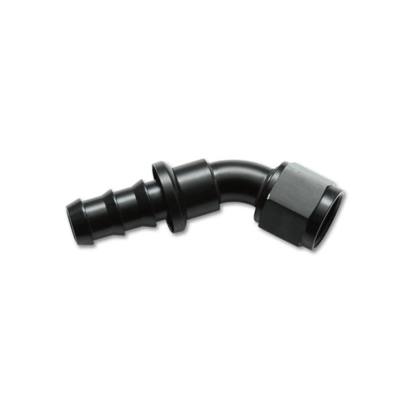 Vibrant Performance 22412 6061 aluminum -12AN 45-degree push-on hose end fitting