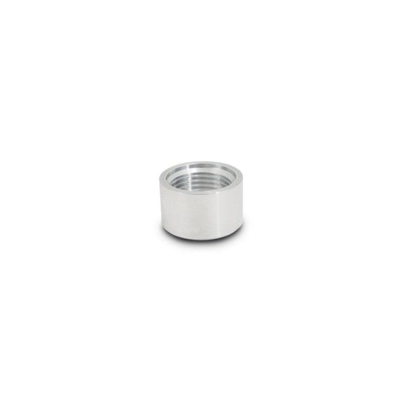 Precision-machined aluminum -16 AN female weld-on bung with 1-5/16in-12 internal threads.