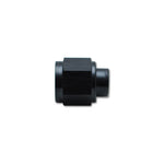 Black anodized 6061 aluminum -16AN flare cap for sealing male AN fittings.