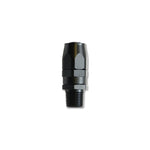 Vibrant Performance 26010 black anodized -16AN straight hose end fitting with 3/4 inch male NPT threads.