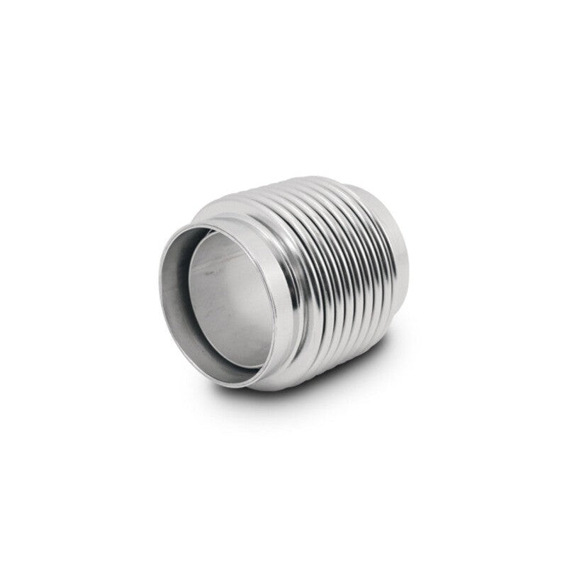 Electro-polished 321 stainless steel motorsport bellows with internal liner and weld-on necks