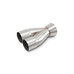 Vibrant Performance 304 stainless steel 2-into-1 merge collector with 2.5 inch inlets and 3.5 inch outlet.
