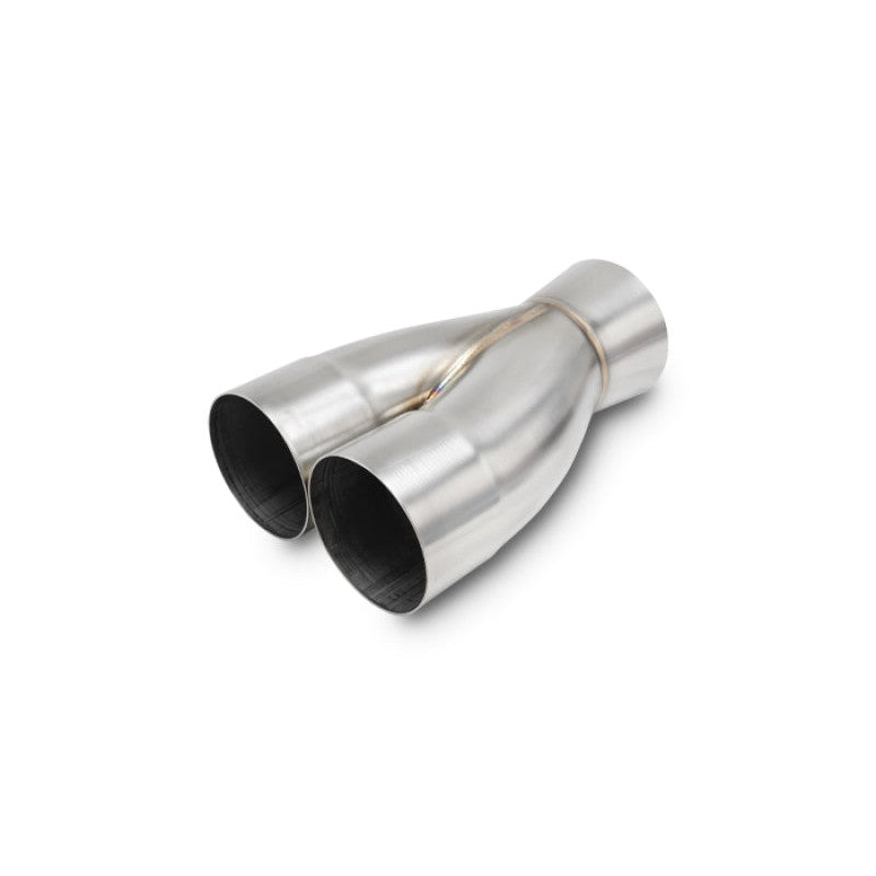 Vibrant Performance 304 stainless steel 2-into-1 merge collector with 3-inch slipover inlets and TIG welds.