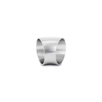 Vibrant Performance 2.5 inch T304 stainless steel 45 degree mandrel bend with a brushed finish and 2.5 inch centerline radius