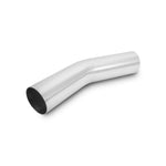 Mirror polished 30-degree mandrel bent 2.75-inch 6061 aluminum tubing section.