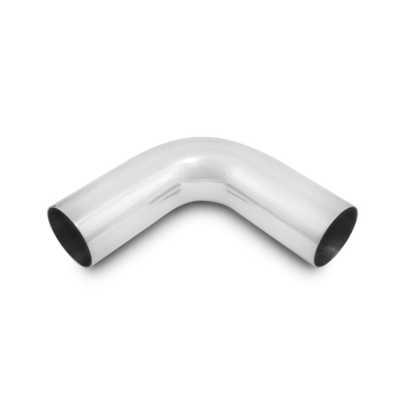Vibrant Performance 2.75 inch 90-degree mandrel bend aluminum tubing with mirror polished finish and MPN 2881