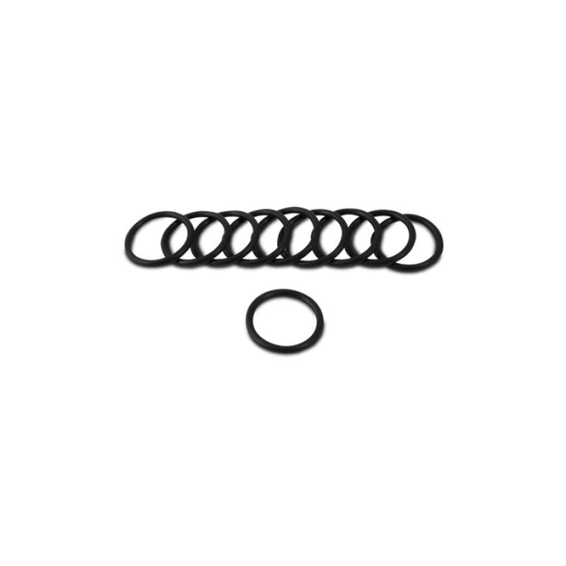 Ten black -20AN rubber O-rings for sealing straight cut AN adapter fittings