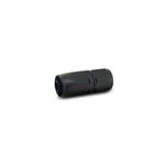 Black hard-anodized Vibrant Performance -20AN straight swivel-style hose end fitting (21020)