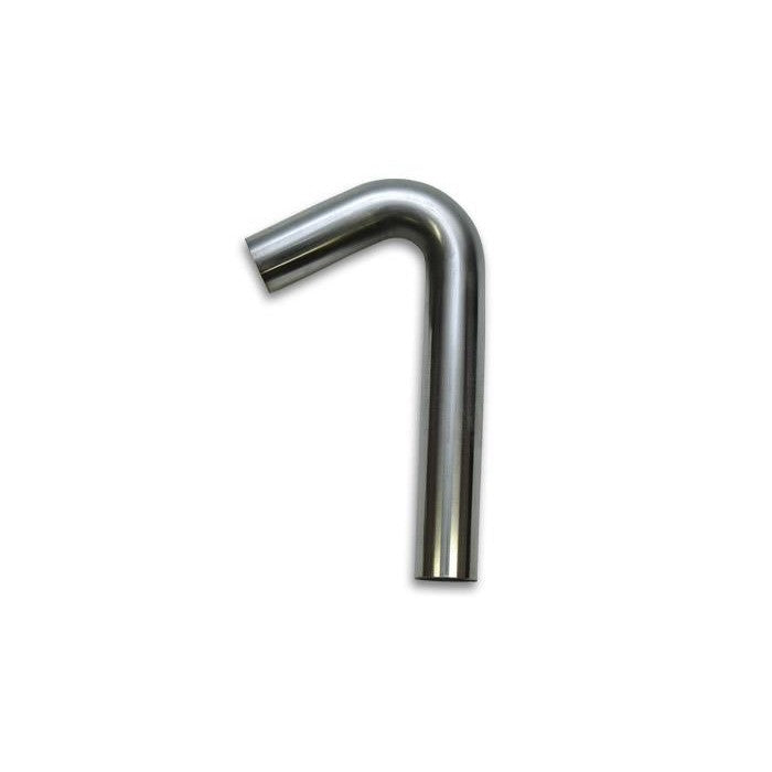 120-degree mandrel-bent T304 stainless steel tubing with a 2-inch outside diameter and 2-inch centerline radius.