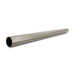 Brushed finish CP1 Grade Titanium straight tube with 2 inch outer diameter and 1 meter length.