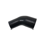 Vibrant 3.00in x 4.00in In/Out 45 Degree Black Silicone Transition Hose